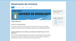 Desktop Screenshot of desencantodouniverso.com.br